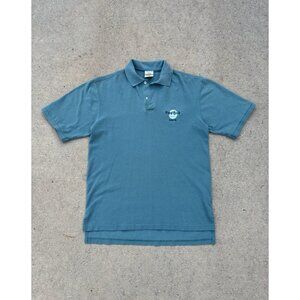 Hard Rock Cafe Cancun Vintage 90’s Teal Polo Golf Shirt